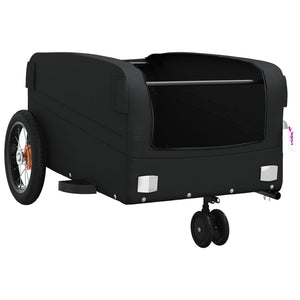 vidaXL Bike Trailer Black 30 kg Iron