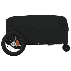 vidaXL Bike Trailer Black 30 kg Iron