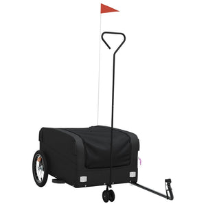 vidaXL Bike Trailer Black 45 kg Iron