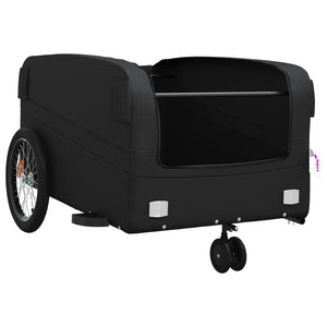 vidaXL Bike Trailer Black 45 kg Iron