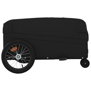 vidaXL Bike Trailer Black 45 kg Iron