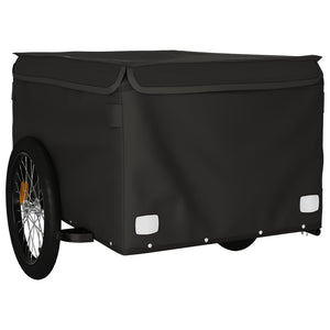 vidaXL Bike Trailer Black 45 kg Iron