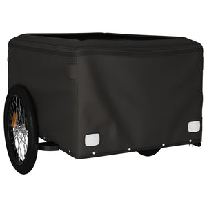 vidaXL Bike Trailer Black 45 kg Iron