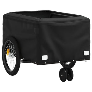 vidaXL Bike Trailer Black 30 kg Iron