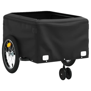 vidaXL Bike Trailer Black 45 kg Iron