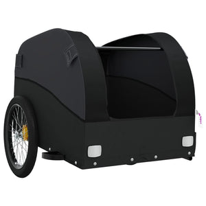 vidaXL Bike Trailer Black 30 kg Iron