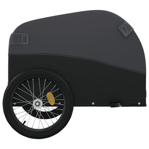 vidaXL Bike Trailer Black 30 kg Iron