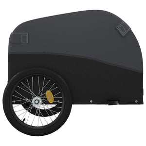 vidaXL Bike Trailer Black 45 kg Iron