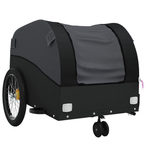 vidaXL Bike Trailer Black 30 kg Iron