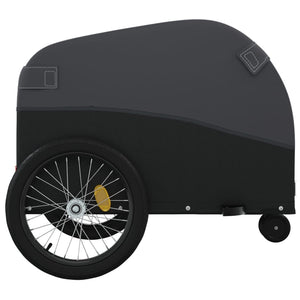 vidaXL Bike Trailer Black 30 kg Iron