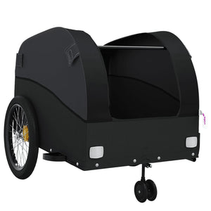 vidaXL Bike Trailer Black 45 kg Iron