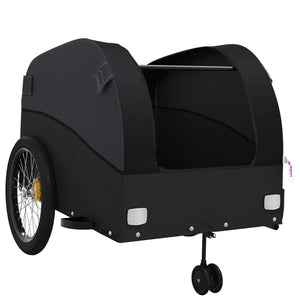 vidaXL Bike Trailer Black 45 kg Iron