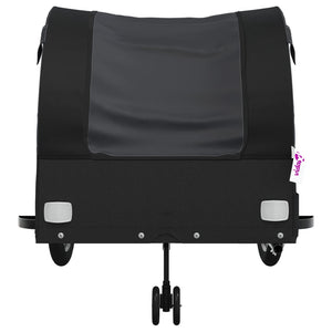 vidaXL Bike Trailer Black 45 kg Iron