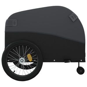 vidaXL Bike Trailer Black 45 kg Iron