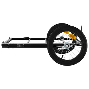 vidaXL Bike Trailer Black 126x63x34 cm Iron