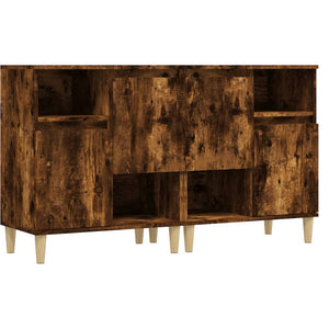 vidaXL Sideboards 2 pcs Smoked Oak 60x35x70 cm Engineered Wood