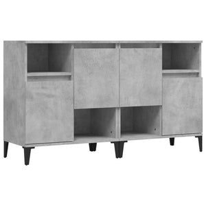 vidaXL Sideboards 2 pcs Concrete Grey 60x35x70 cm Engineered Wood