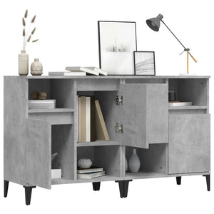 vidaXL Sideboards 2 pcs Concrete Grey 60x35x70 cm Engineered Wood