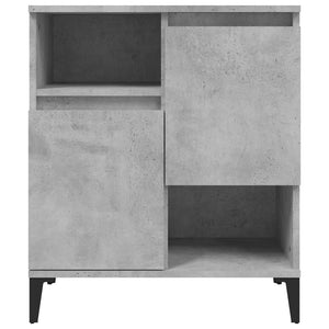 vidaXL Sideboards 2 pcs Concrete Grey 60x35x70 cm Engineered Wood