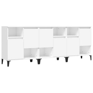 vidaXL Sideboards 3 pcs White 60x35x70 cm Engineered Wood