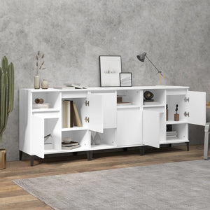 vidaXL Sideboards 3 pcs White 60x35x70 cm Engineered Wood