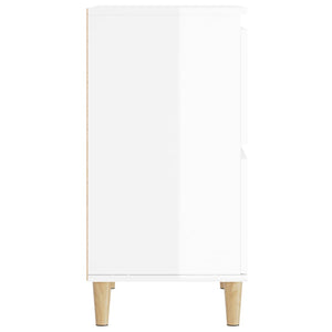 vidaXL Sideboards 2 pcs High Gloss White 60x35x70 cm Engineered Wood