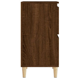 vidaXL Sideboards 2 pcs Brown Oak 60x35x70 cm Engineered Wood