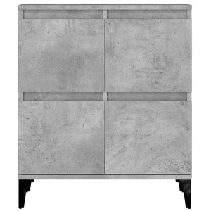 vidaXL Sideboard 2 pcs Concrete Grey 60x35x70 cm Engineered Wood