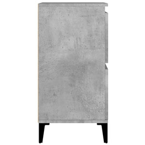 vidaXL Sideboard 2 pcs Concrete Grey 60x35x70 cm Engineered Wood