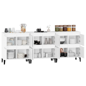 vidaXL Sideboards 3 pcs White 60x35x70 cm Engineered Wood