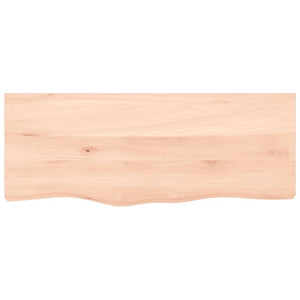 vidaXL Table Top 100x40x(2-6) cm Untreated Solid Wood Oak