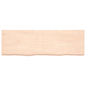 vidaXL Table Top 160x50x(2-6) cm Untreated Solid Wood Oak