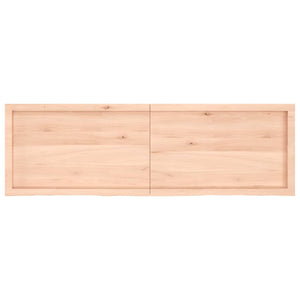 vidaXL Table Top 160x50x(2-6) cm Untreated Solid Wood Oak