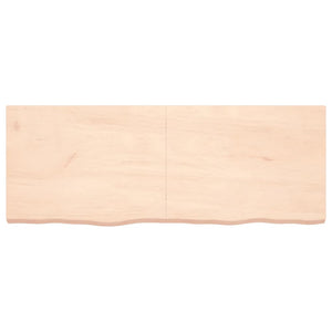 vidaXL Table Top 160x60x(2-6) cm Untreated Solid Wood Oak