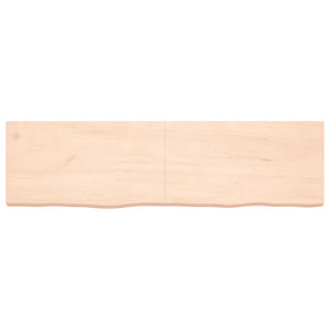 vidaXL Table Top 180x50x(2-6) cm Untreated Solid Wood Oak