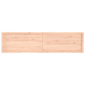 vidaXL Table Top 200x50x(2-6) cm Untreated Solid Wood Oak