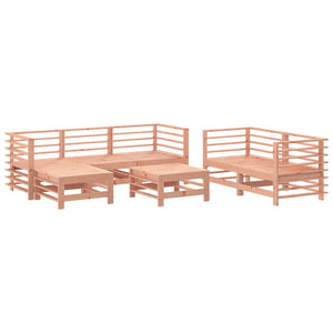 vidaXL 7 Piece Garden Lounge Set Solid Wood Douglas