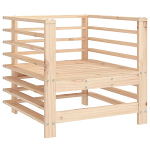 vidaXL 7 Piece Garden Lounge Set Solid Wood Pine