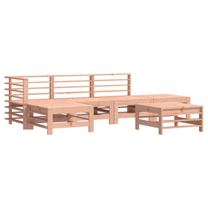 vidaXL 6 Piece Garden Lounge Set Solid Wood Douglas