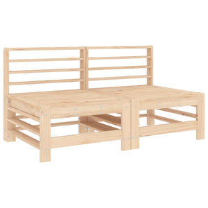 vidaXL 6 Piece Garden Lounge Set Solid Wood Pine