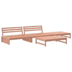 vidaXL 4 Piece Garden Lounge Set Solid Wood Douglas