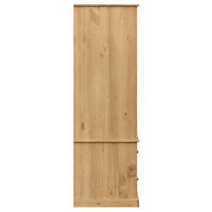 vidaXL Wardrobe VIGO 90x55x176 cm Solid Wood Pine