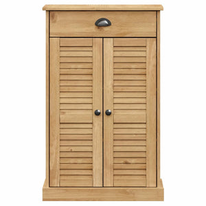 vidaXL Shoe Cabinet VIGO 60x35x96 cm Solid Wood Pine