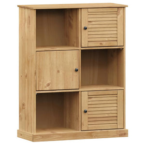 vidaXL Bookcase VIGO 90x35x114.5 cm Solid Wood Pine