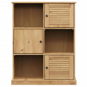 vidaXL Bookcase VIGO 90x35x114.5 cm Solid Wood Pine