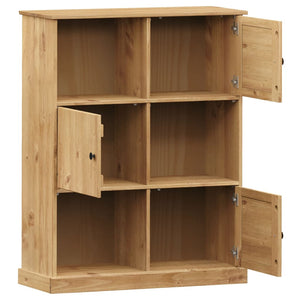 vidaXL Bookcase VIGO 90x35x114.5 cm Solid Wood Pine