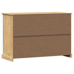 vidaXL Sideboard with Drawers VIGO 113x40x75 cm Solid Wood Pine