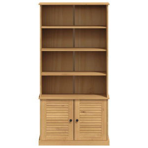 vidaXL Bookcase VIGO 85x35x170 cm Solid Wood Pine