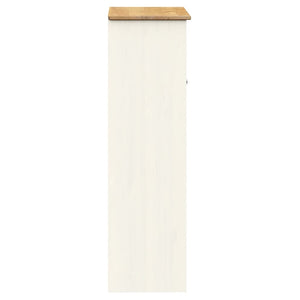 vidaXL Dresser Top VIGO White 78x30x100 cm Solid Wood Pine