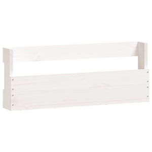 vidaXL Wall-mounted Shoe Racks 2 pcs White 59x9x23 cm Solid Wood Pine